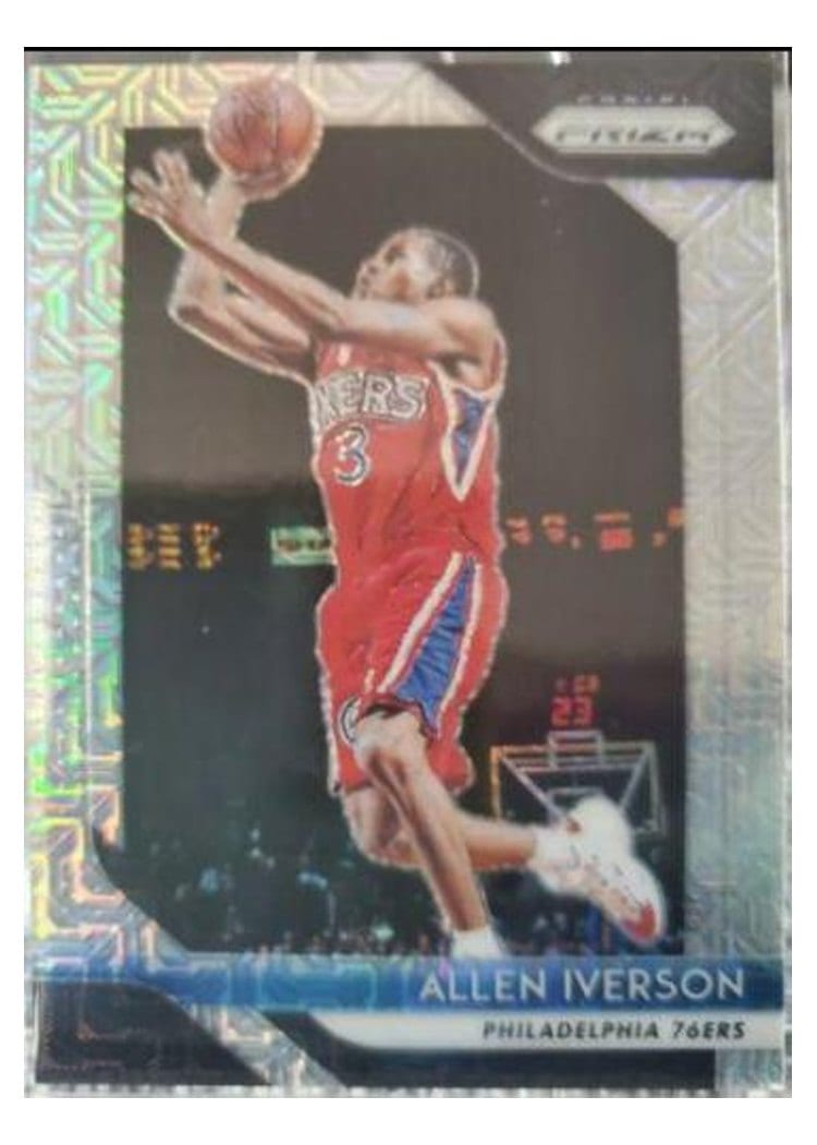 2018-19 Panini Prizm Base Set Allen Iverson #45 card