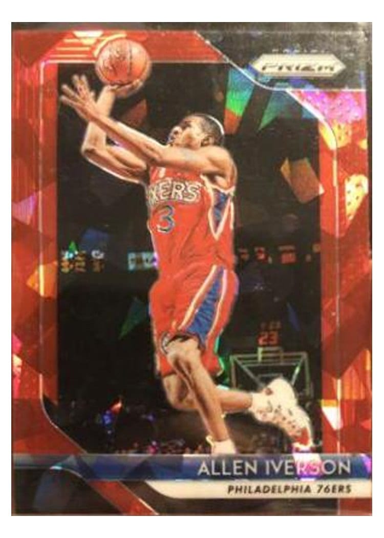 2018-19 Panini Prizm Base Set Allen Iverson #45 card