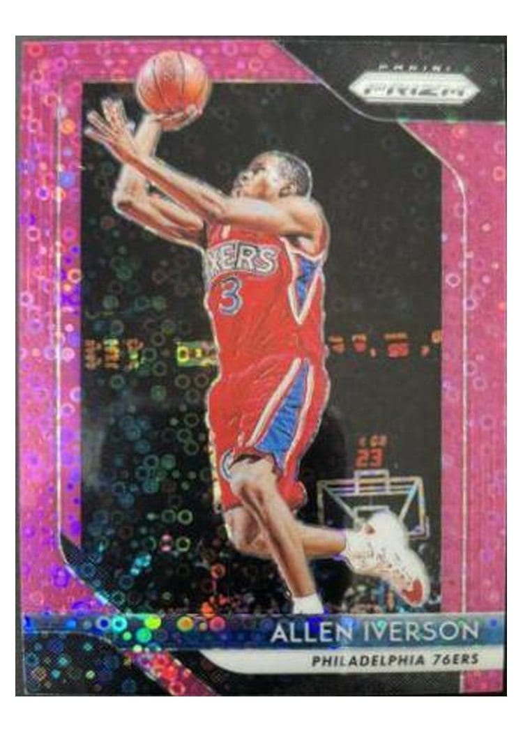 2018-19 Panini Prizm Base Set Allen Iverson #45 card