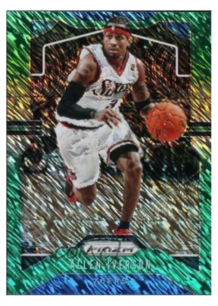 2019-20 Panini Prizm Base Set Allen Iverson #6 card