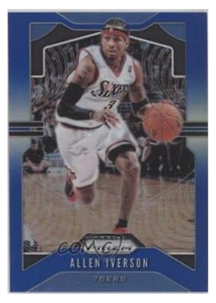 2019-20 Panini Prizm Base Set Allen Iverson #6 card