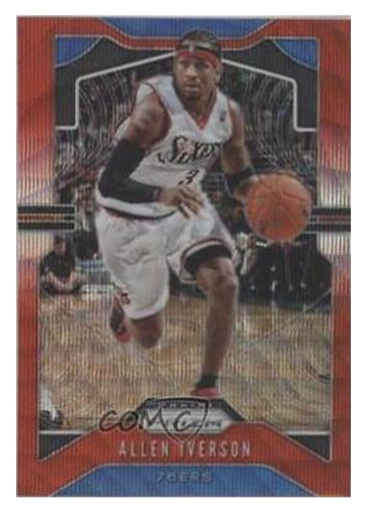 2019-20 Panini Prizm Base Set Allen Iverson #6 card