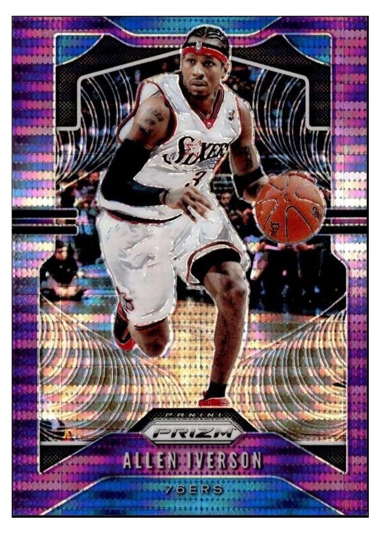 2019-20 Panini Prizm Base Set Allen Iverson #6 card