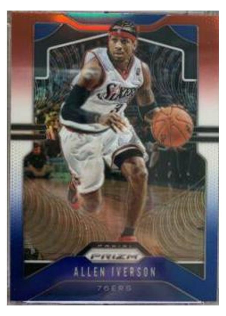 2019-20 Panini Prizm Base Set Allen Iverson #6 card