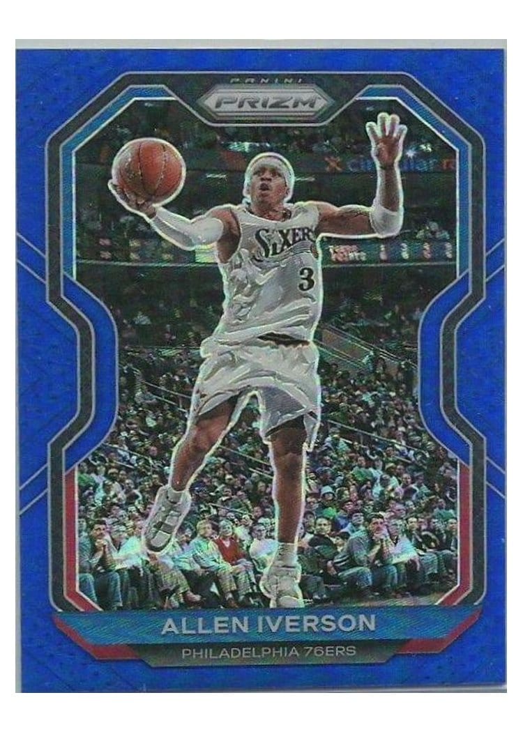 2020-21 Panini Prizm Base Set Allen Iverson #19 card
