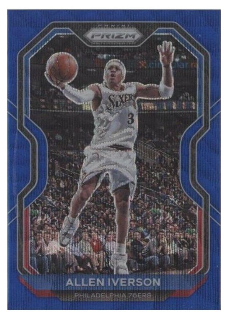 2020-21 Panini Prizm Base Set Allen Iverson #19 card