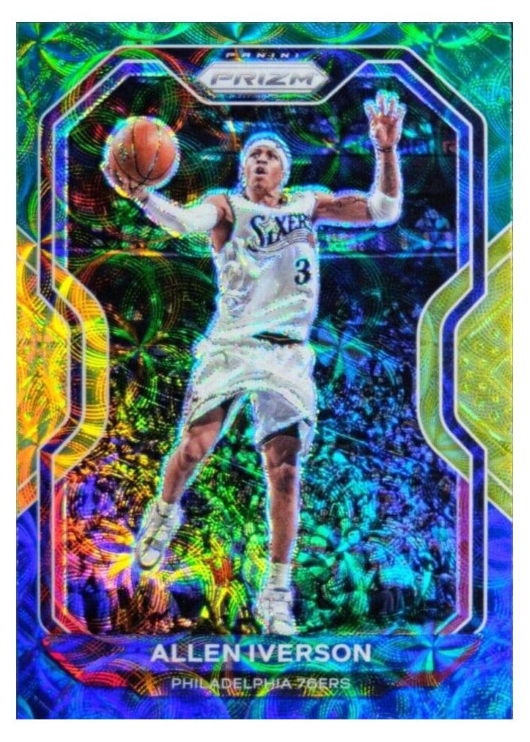 2020-21 Panini Prizm Base Set Allen Iverson #19 card