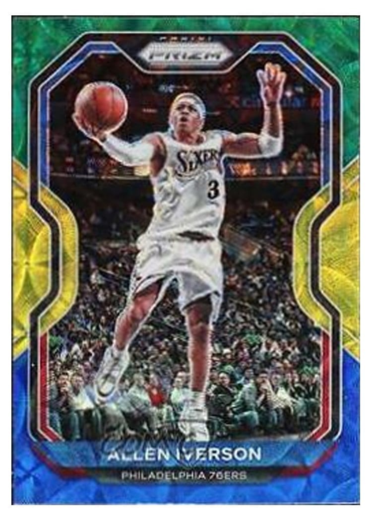 2020-21 Panini Prizm Base Set Allen Iverson #19 card