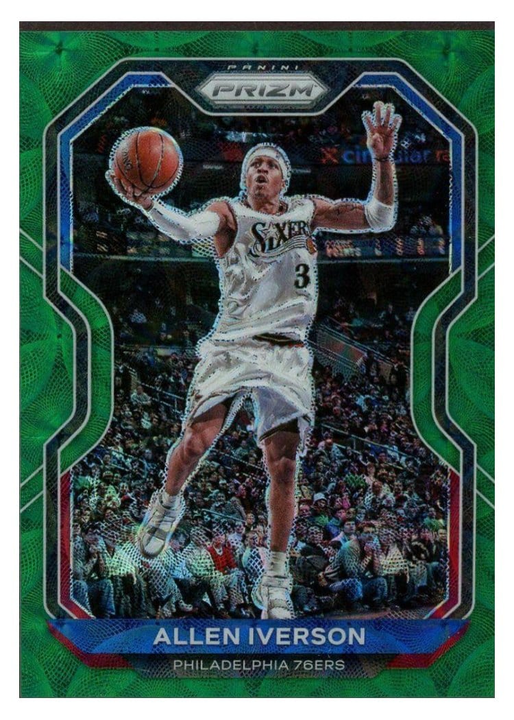 2020-21 Panini Prizm Base Set Allen Iverson #19 card