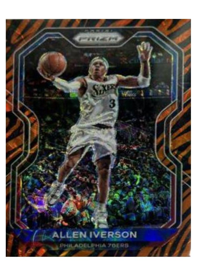 2020-21 Panini Prizm Base Set Allen Iverson #19 card