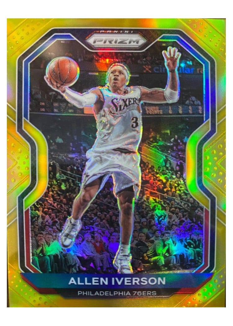 2020-21 Panini Prizm Base Set Allen Iverson #19 card