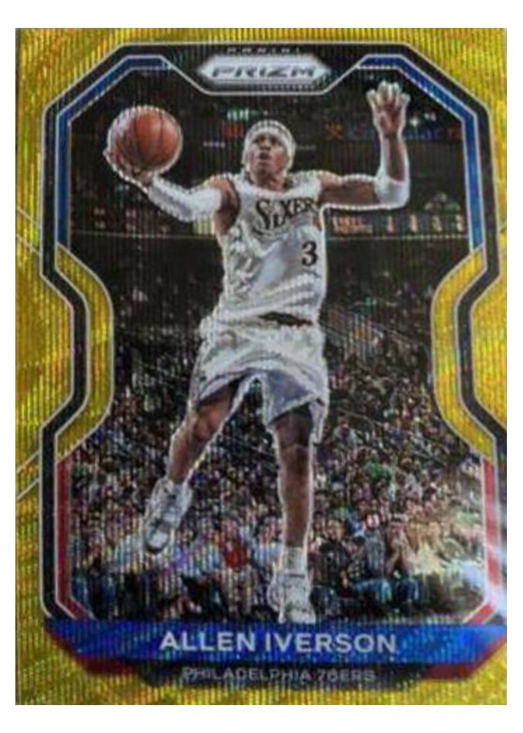 2020-21 Panini Prizm Base Set Allen Iverson #19 card