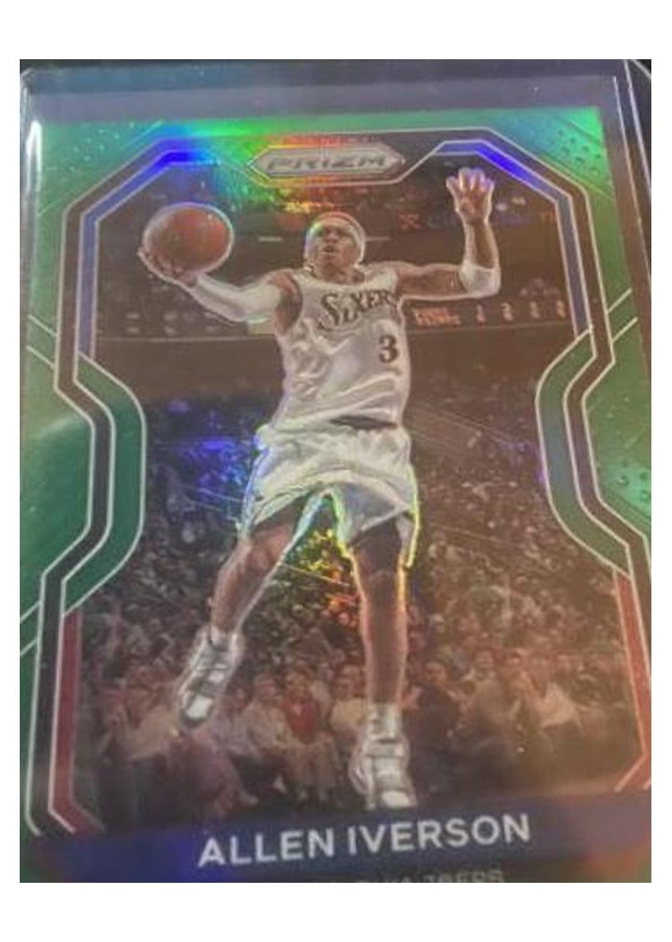 2020-21 Panini Prizm Base Set Allen Iverson #19 card
