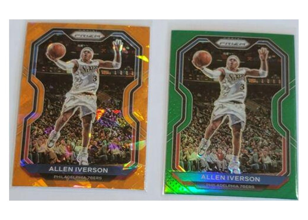 2020-21 Panini Prizm Base Set Allen Iverson #19 card