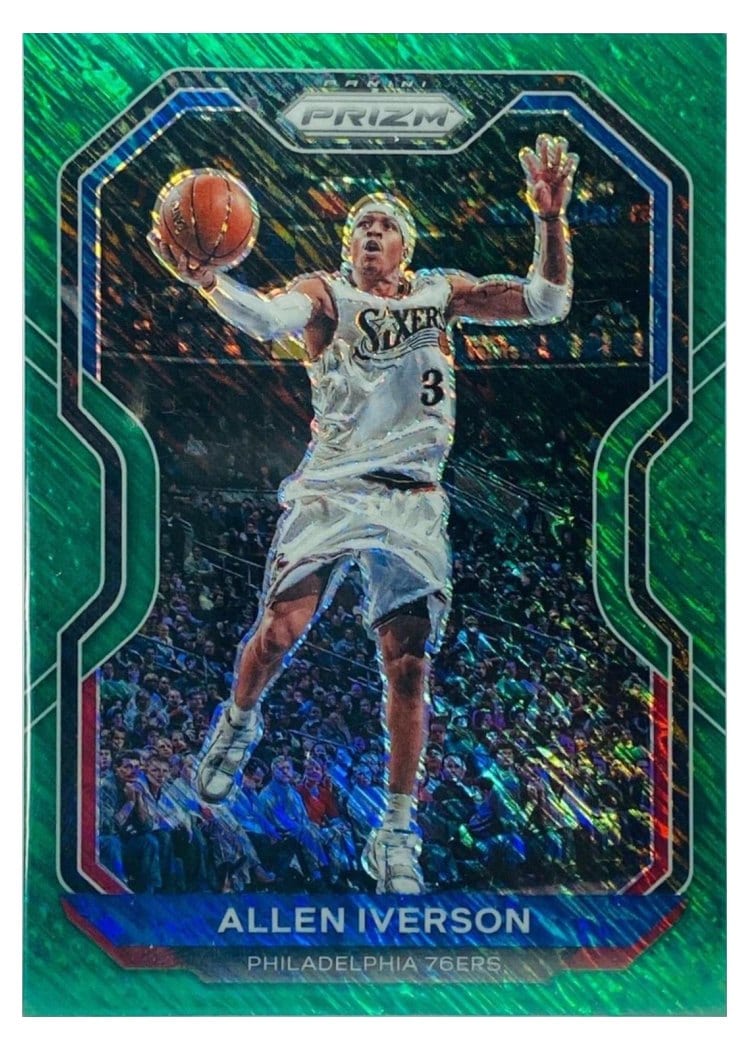 2020-21 Panini Prizm Base Set Allen Iverson #19 card