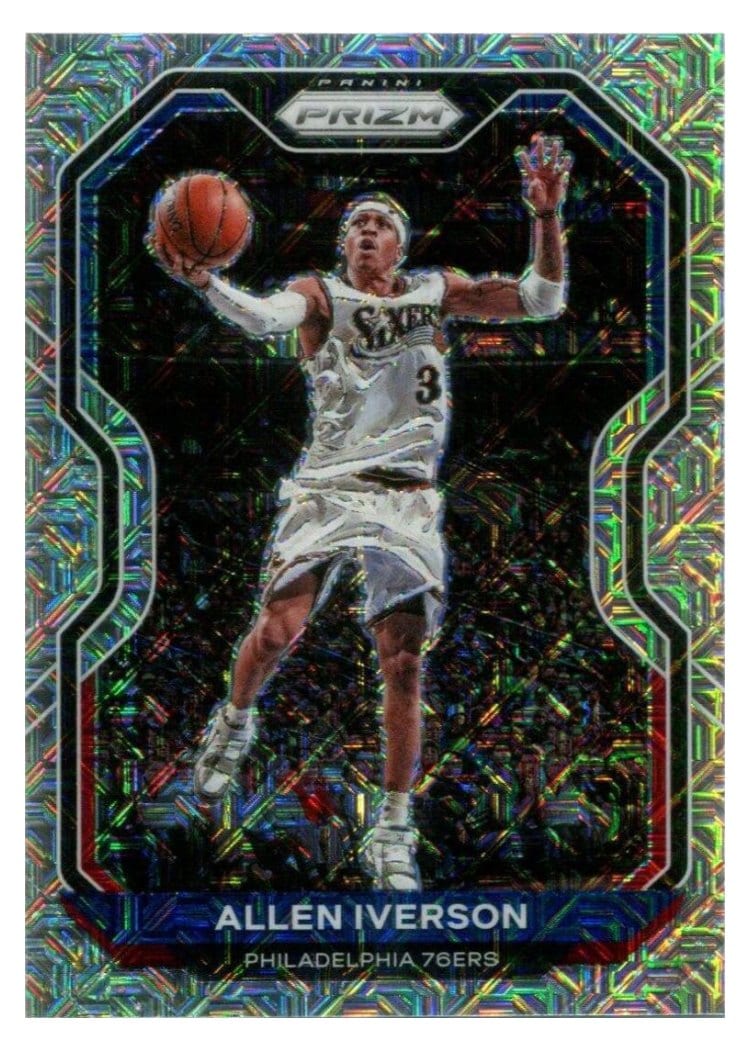 2020-21 Panini Prizm Base Set Allen Iverson #19 card