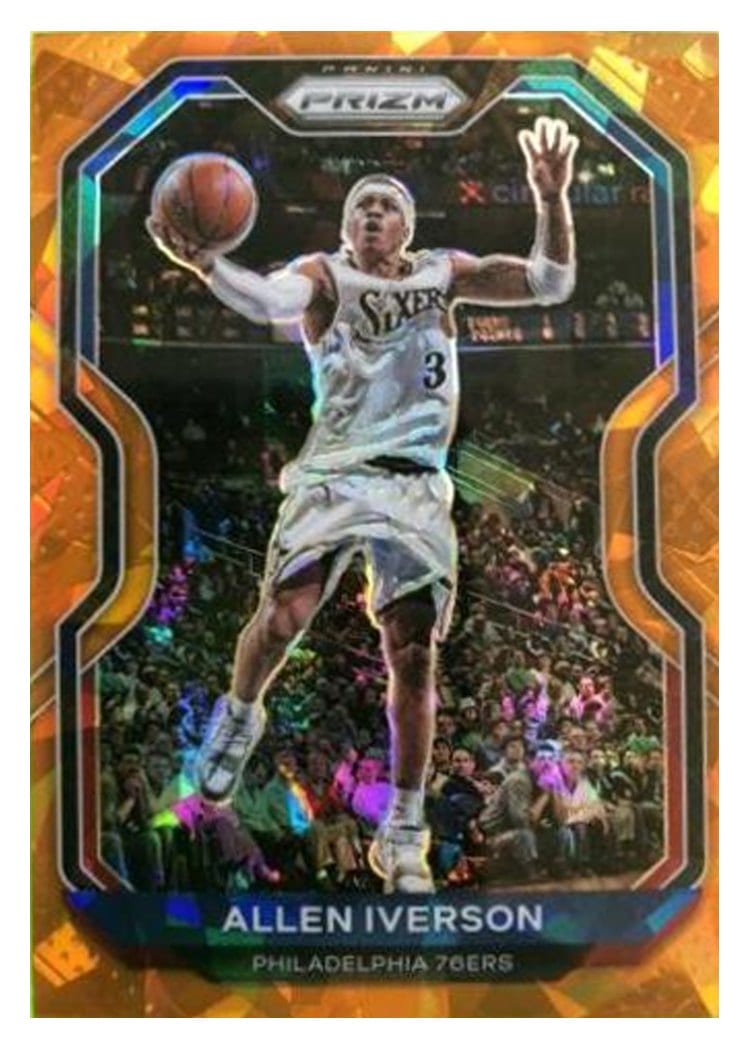 2020-21 Panini Prizm Base Set Allen Iverson #19 card