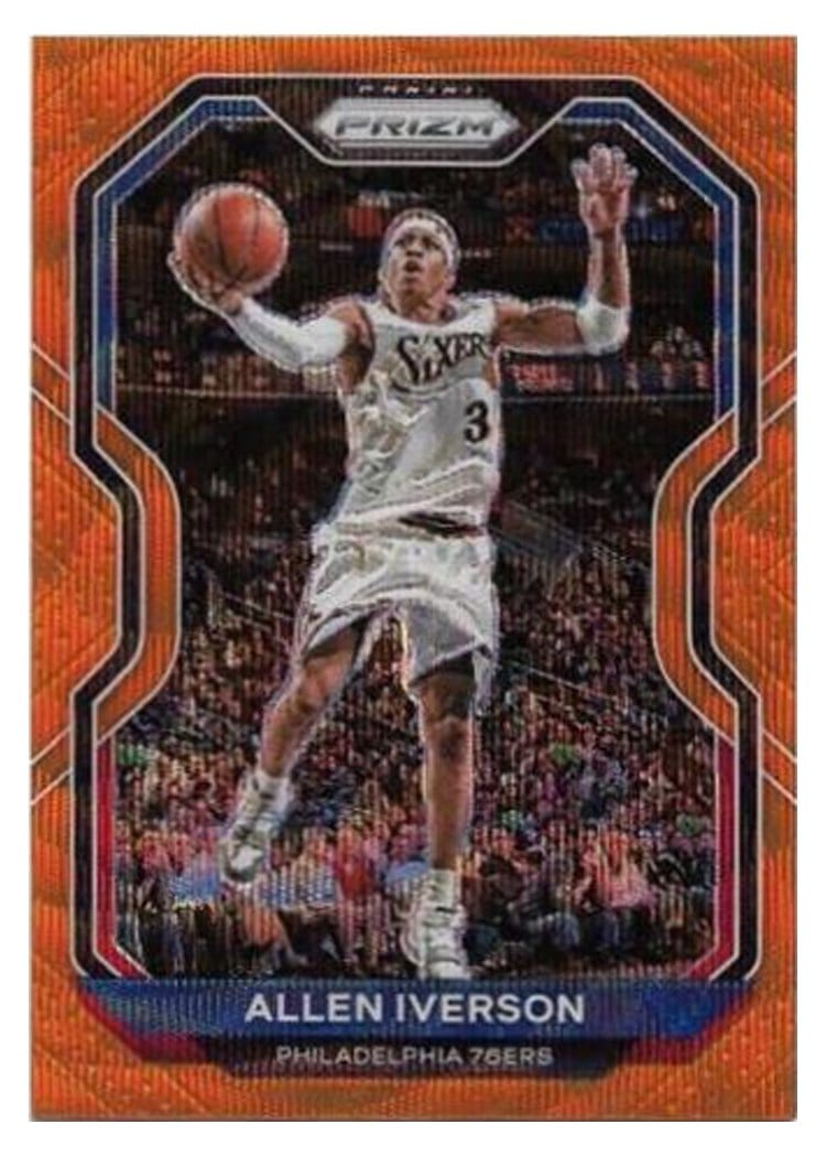 2020-21 Panini Prizm Base Set Allen Iverson #19 card