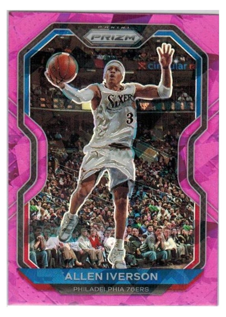 2020-21 Panini Prizm Base Set Allen Iverson #19 card