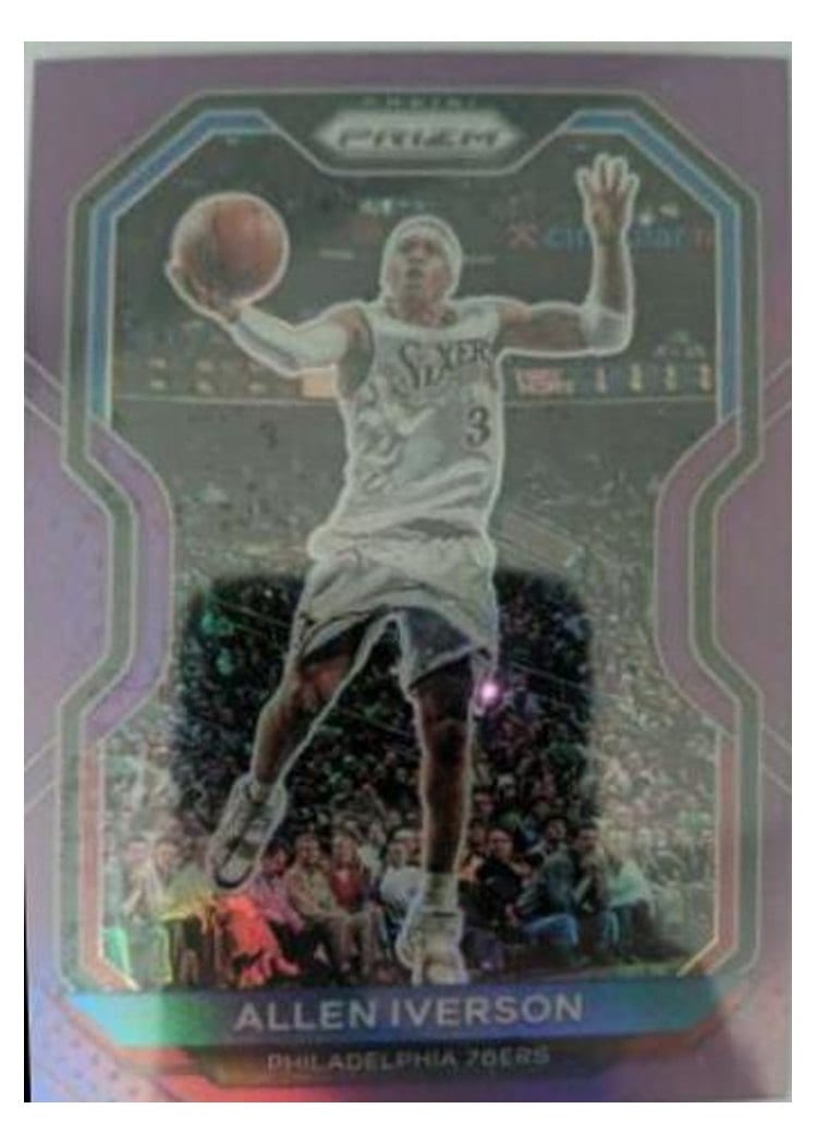 2020-21 Panini Prizm Base Set Allen Iverson #19 card