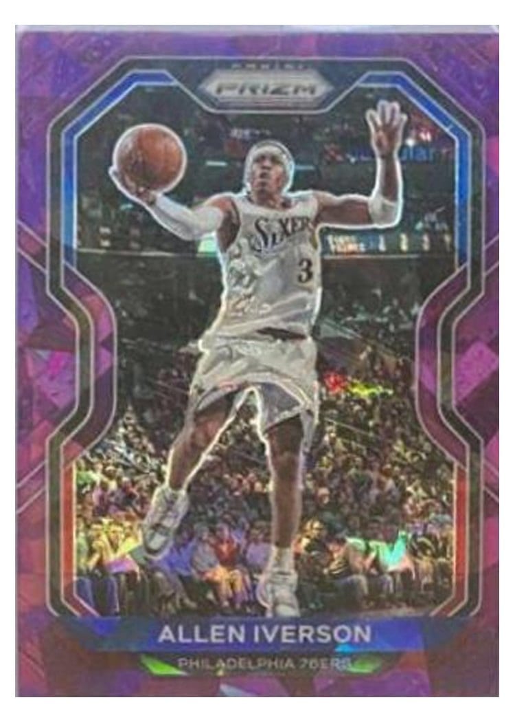 2020-21 Panini Prizm Base Set Allen Iverson #19 card