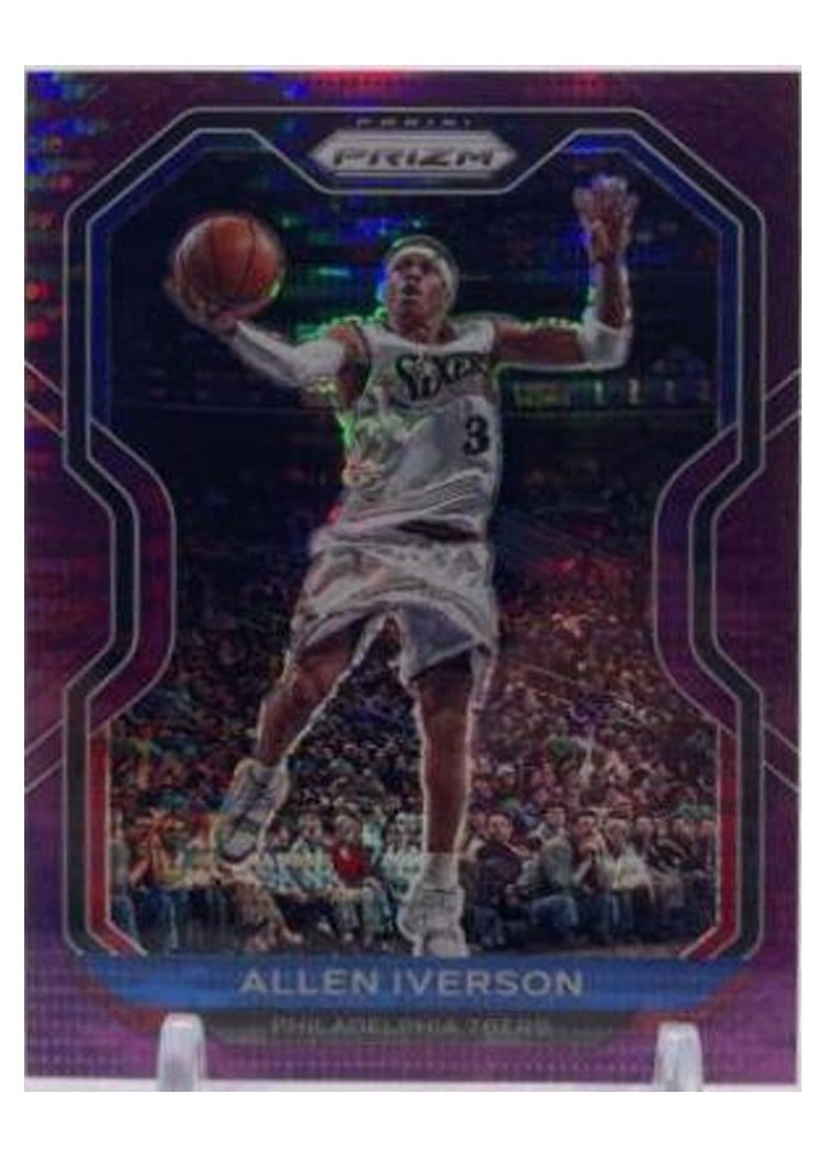 2020-21 Panini Prizm Base Set Allen Iverson #19 card