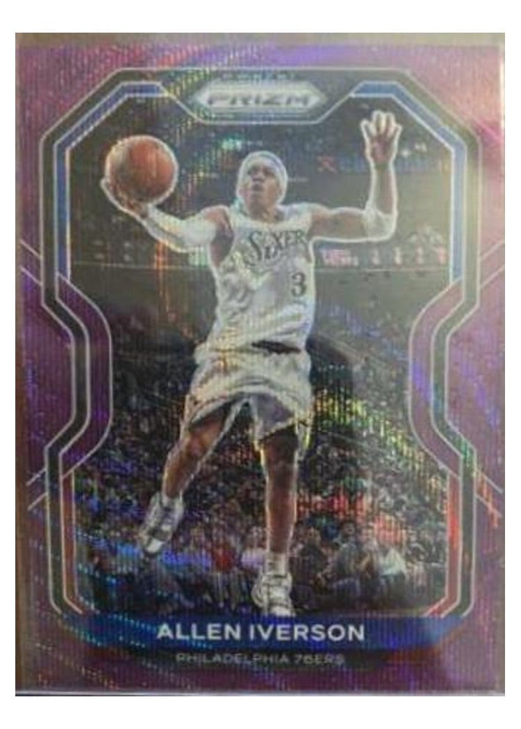 2020-21 Panini Prizm Base Set Allen Iverson #19 card