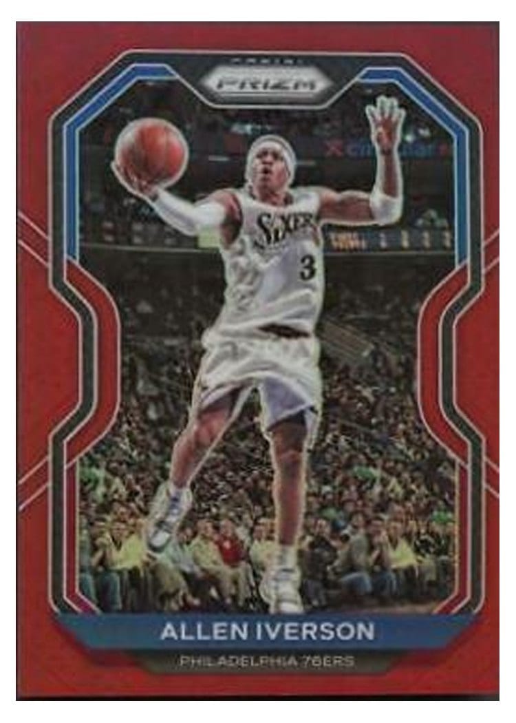 2020-21 Panini Prizm Base Set Allen Iverson #19 card