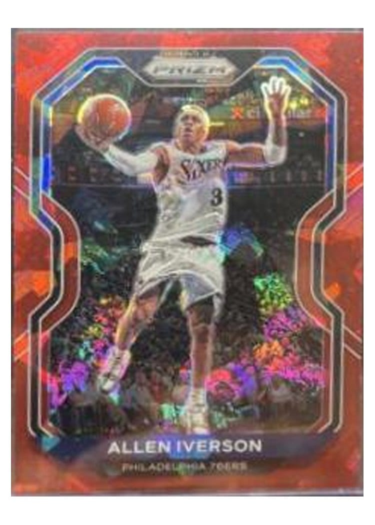 2020-21 Panini Prizm Base Set Allen Iverson #19 card