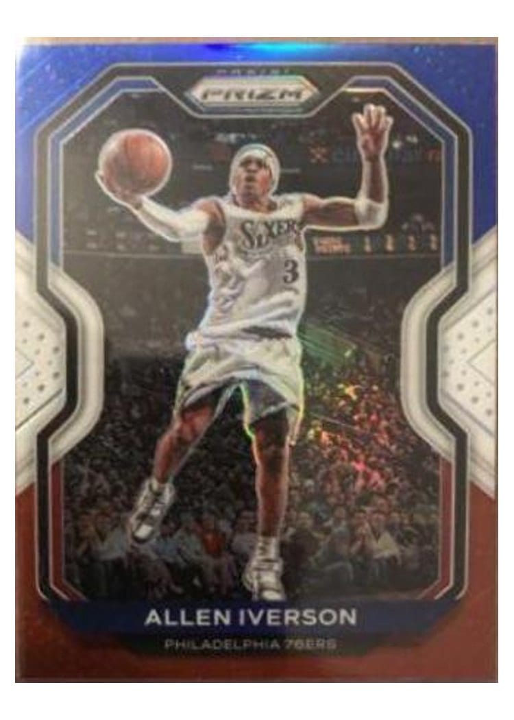 2020-21 Panini Prizm Base Set Allen Iverson #19 card