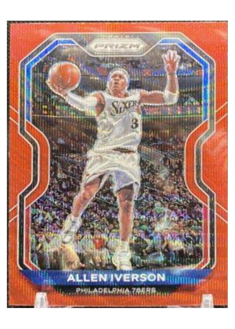 2020-21 Panini Prizm Base Set Allen Iverson #19 card