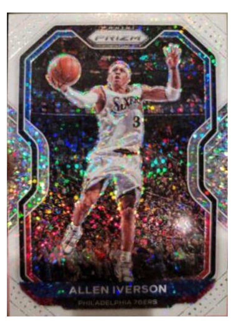 2020-21 Panini Prizm Base Set Allen Iverson #19 card