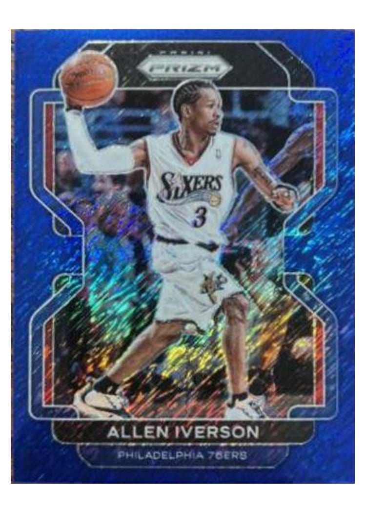 2021-22 Panini Prizm Base Set Allen Iverson #255 card