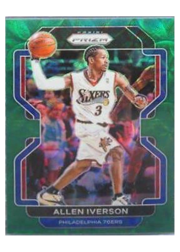 2021-22 Panini Prizm Base Set Allen Iverson #255 card