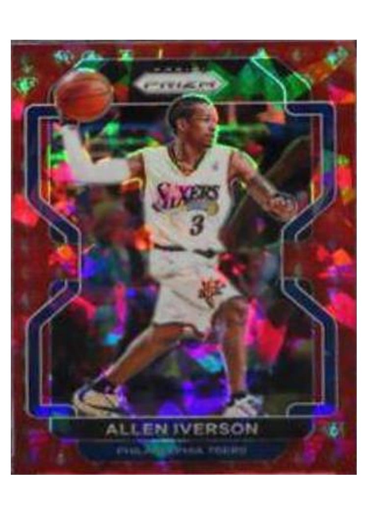 2021-22 Panini Prizm Base Set Allen Iverson #255 card
