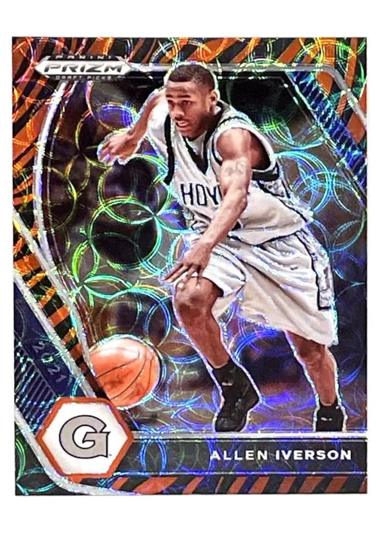 2021-22 Panini Prizm Base Set Allen Iverson #255 card