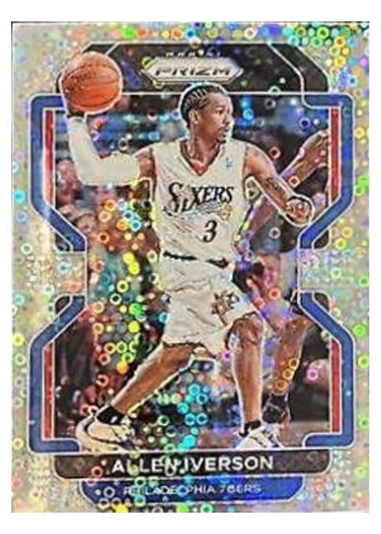 2021-22 Panini Prizm Base Set Allen Iverson #255 card