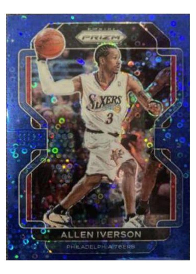 2021-22 Panini Prizm Base Set Allen Iverson #255 card