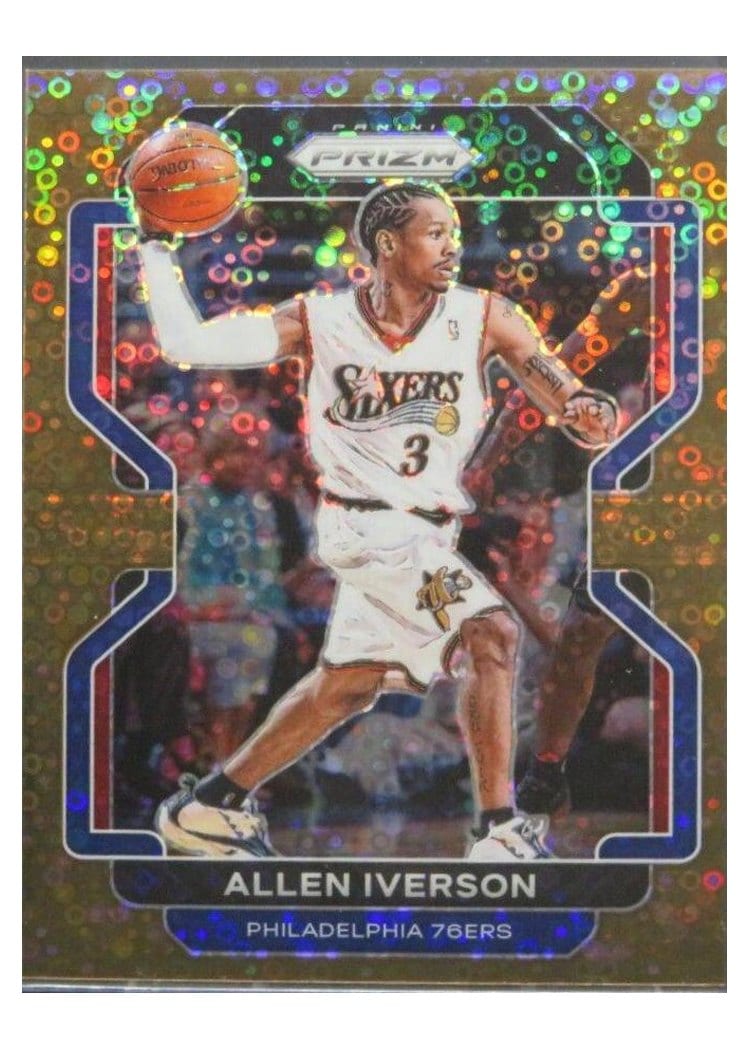 2021-22 Panini Prizm Base Set Allen Iverson #255 card