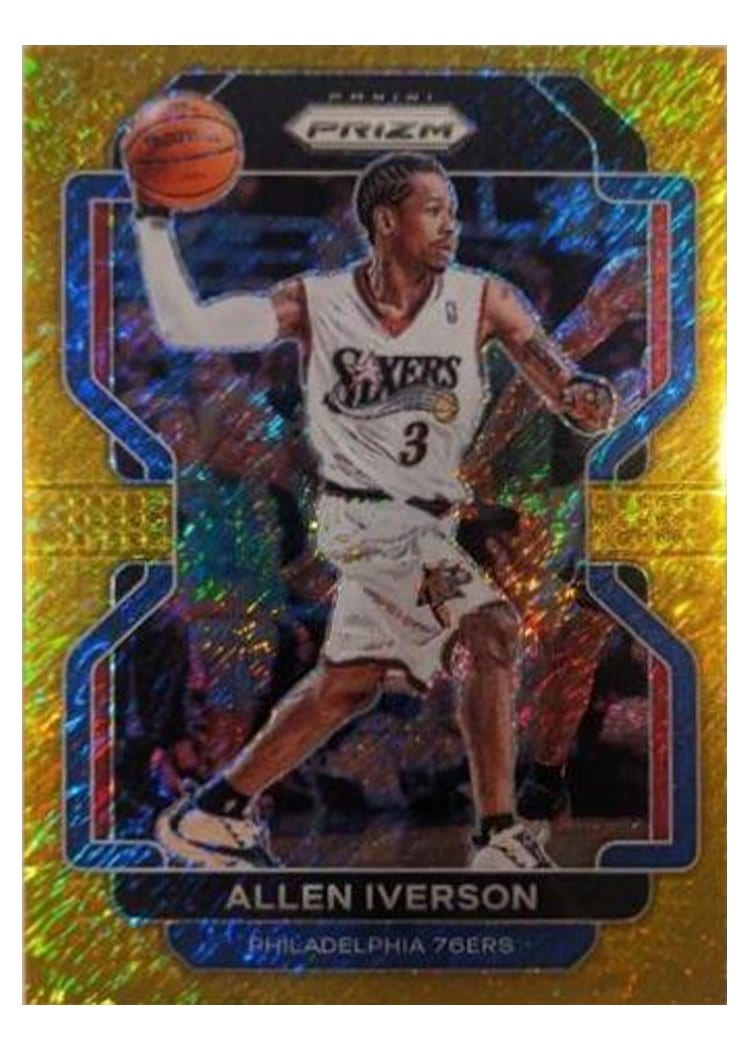 2021-22 Panini Prizm Base Set Allen Iverson #255 card