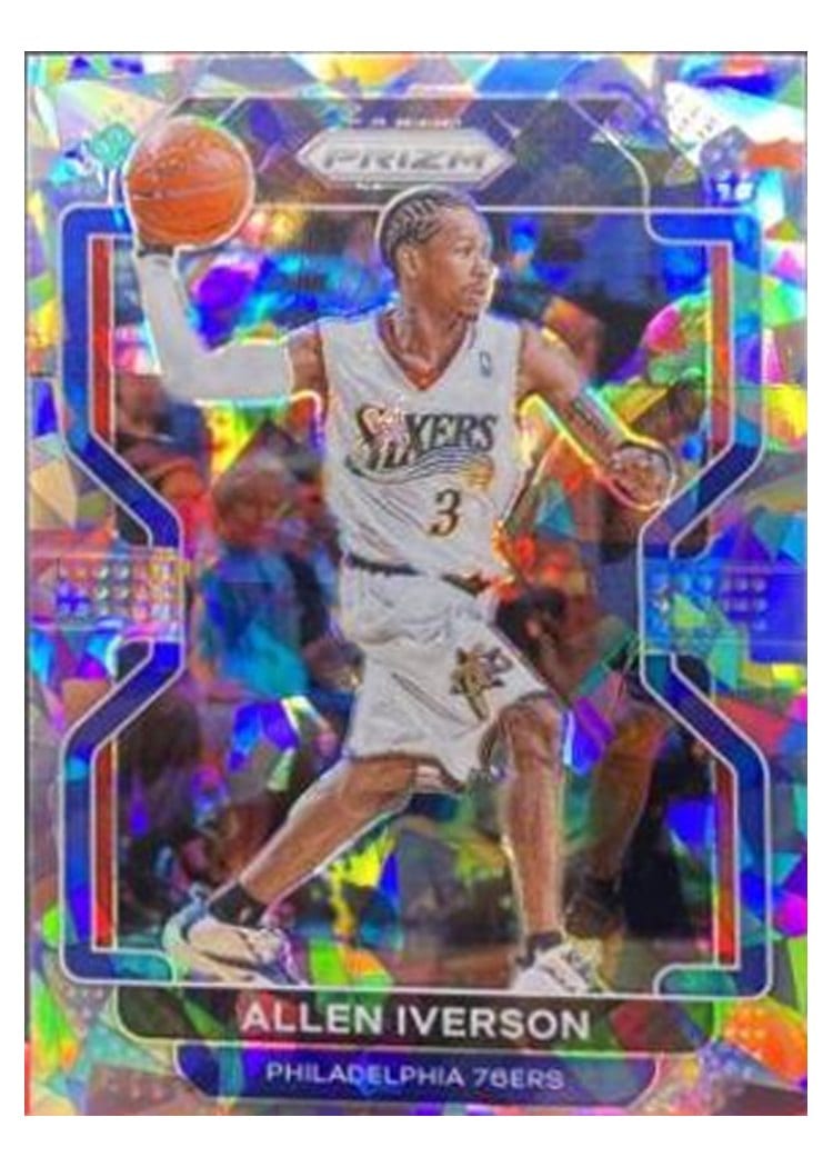 2021-22 Panini Prizm Base Set Allen Iverson #255 card