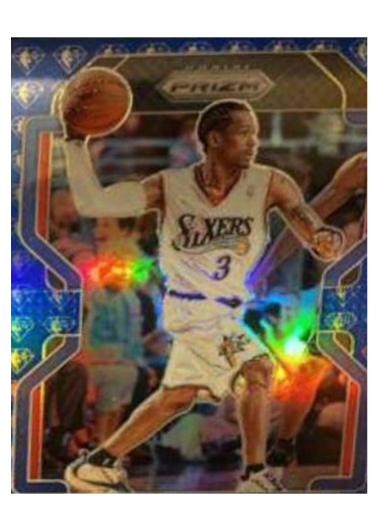 2021-22 Panini Prizm Base Set Allen Iverson #255 card