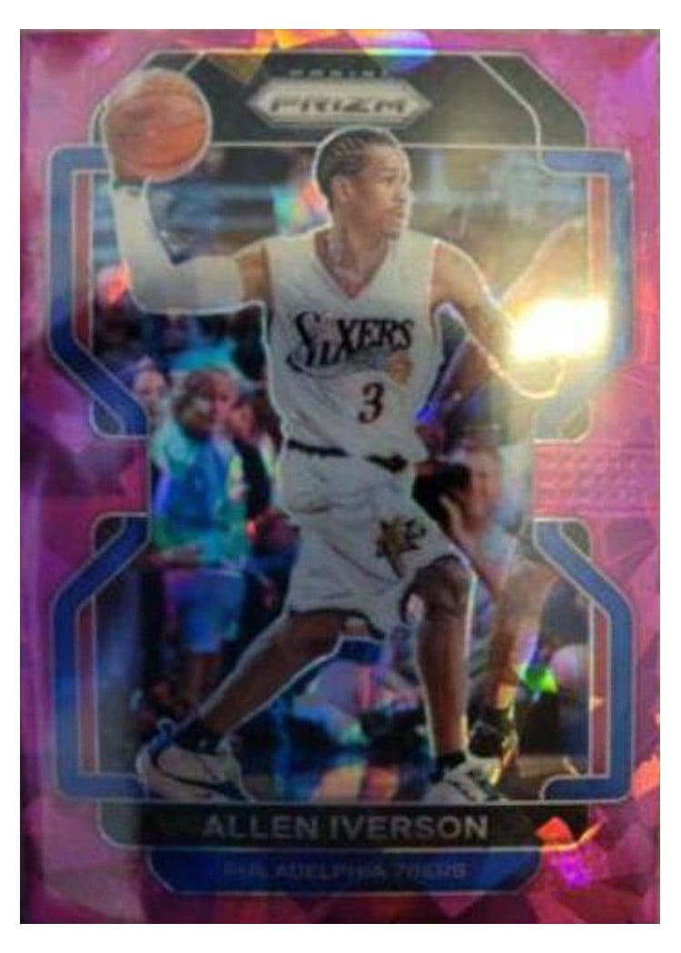 2021-22 Panini Prizm Base Set Allen Iverson #255 card