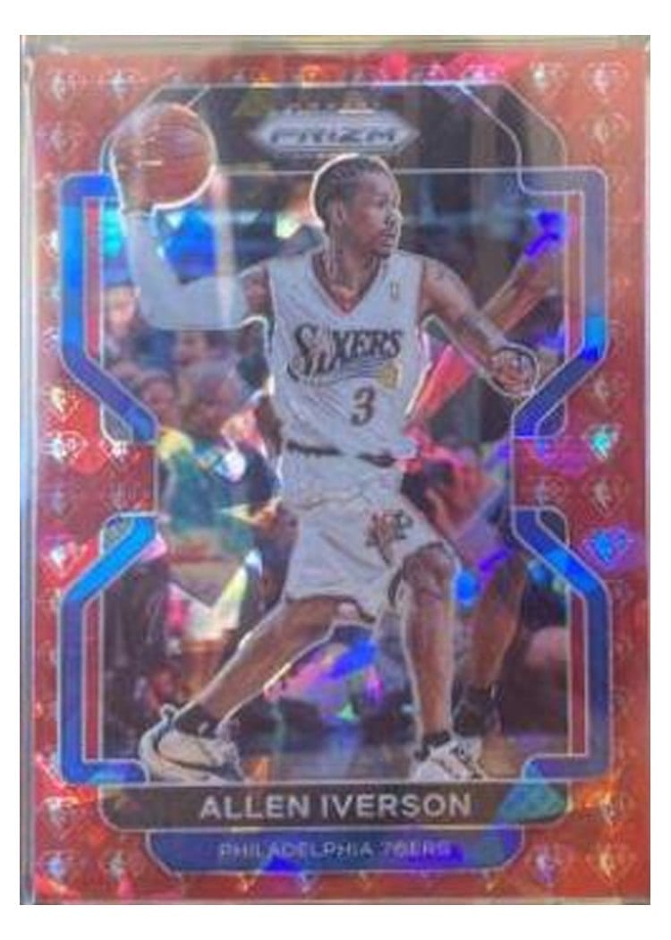 2021-22 Panini Prizm Base Set Allen Iverson #255 card