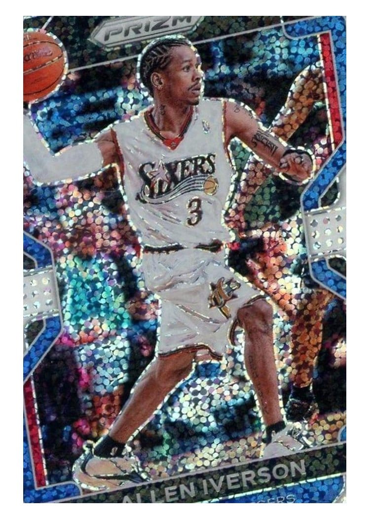 2021-22 Panini Prizm Base Set Allen Iverson #255 card