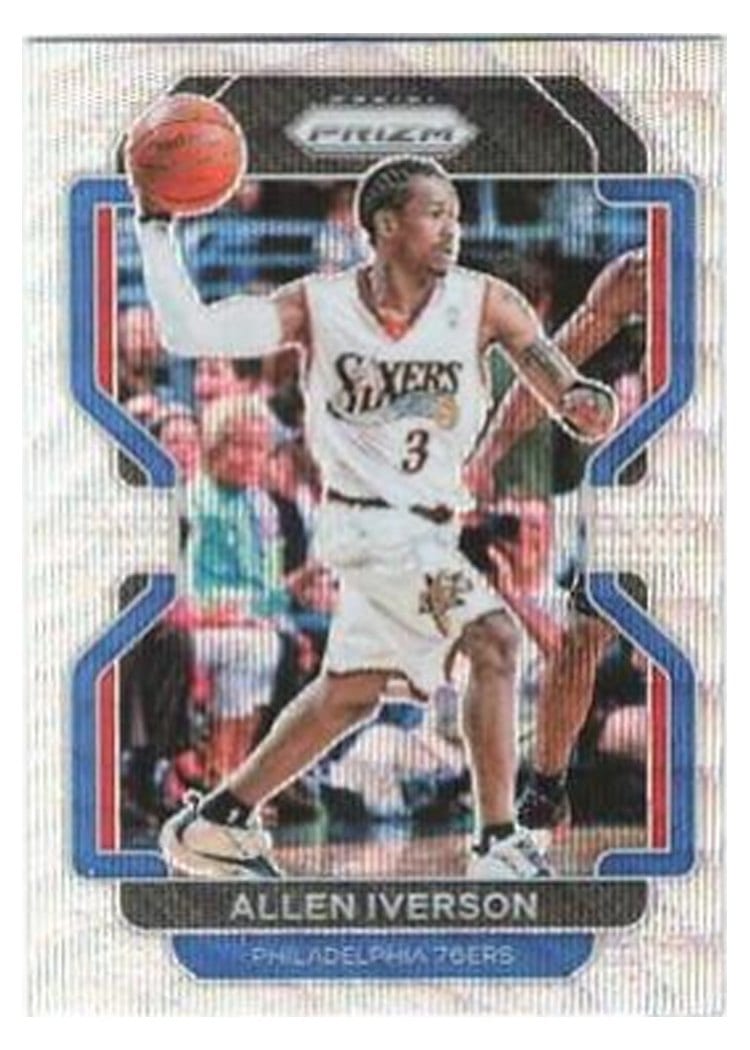 2021-22 Panini Prizm Base Set Allen Iverson #255 card