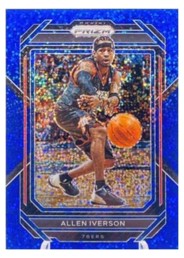 2022-23 Panini Prizm Base Set Allen Iverson #281 card