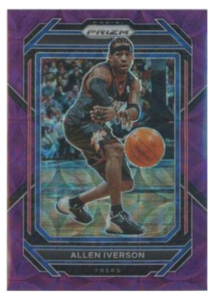 2022-23 Panini Prizm Base Set Allen Iverson #281 card