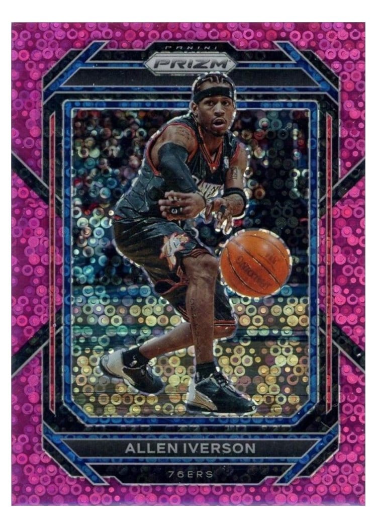 2022-23 Panini Prizm Base Set Allen Iverson #281 card
