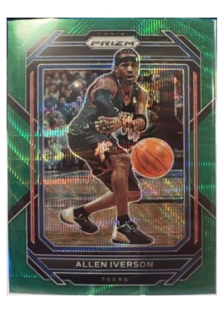 2022-23 Panini Prizm Base Set Allen Iverson #281 card